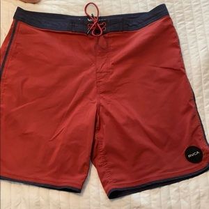 Men’s RVCA swim shorts. Size 33.